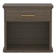 Clifford Traditional Nightstand in Walnut (1-Drawer)