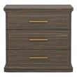 Clifford Traditional Nightstand in Walnut (3-Drawer)