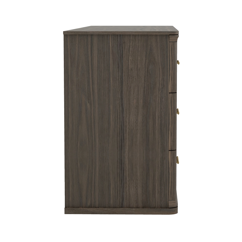 Clifford Traditional Dresser in Walnut (6-Drawer)