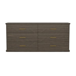 Clifford Traditional Dresser in Walnut (6-Drawer)