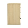 Clifford Traditional Dresser in Natural Oak (6-Drawer)