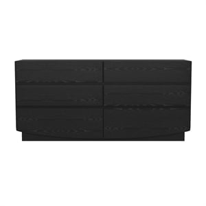Ardea Contemporary 72&quot Dresser in Black (6-Drawer)