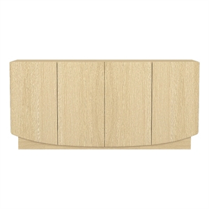 Ardea Contemporary 60&quot Sideboard in Natural Oak (4-Door)