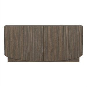 Ardea Contemporary 60&quot Sideboard in Walnut (4-Door)