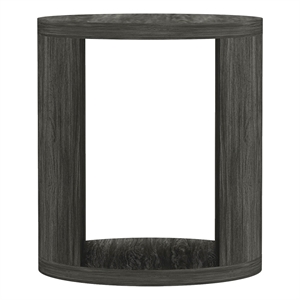 Alure Contemporary 20&quot  End Table in Charcoal
