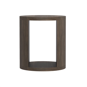 Alure Contemporary 20&quot  End Table in Walnut