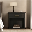 Clifford Traditional 2-Piece Dresser and Nightstand in Black