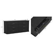 Clifford Traditional 2-Piece Dresser and Nightstand in Black