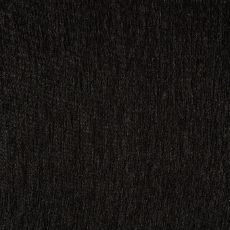 Beever Modern Chenille Wood Armchair in Black