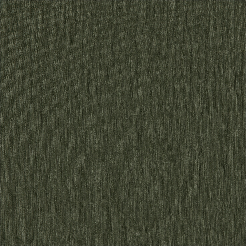 Beever Modern Chenille Wood Armchair in Forest Green