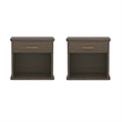 Clifford Traditional 2-Piece Dresser and Nightstand in Walnut