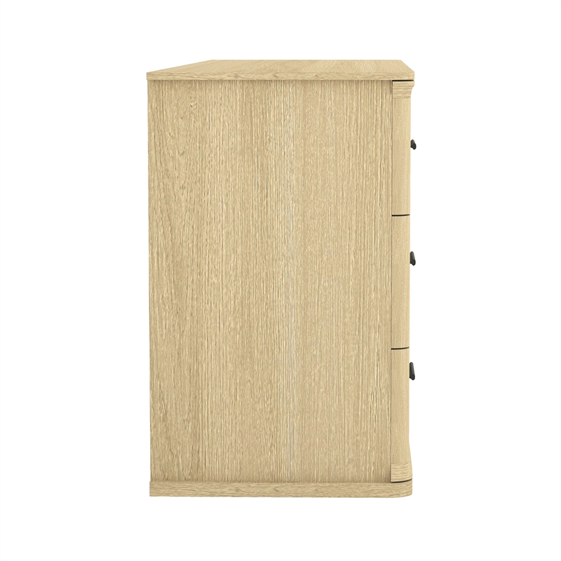 Clifford Traditional 2-Piece Dresser and Nightstand in Natural Oak