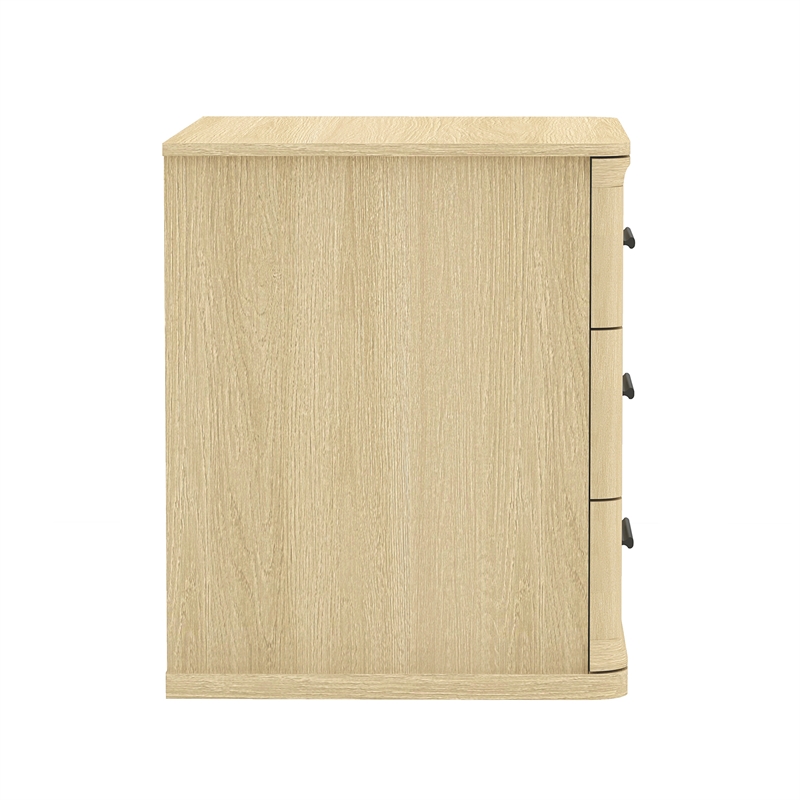 Clifford Traditional 2-Piece Dresser and Nightstand in Natural Oak
