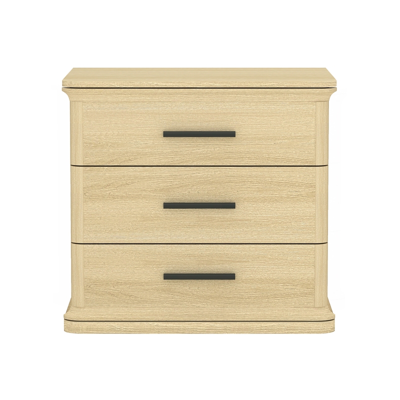 Clifford Traditional 2-Piece Dresser and Nightstand in Natural Oak