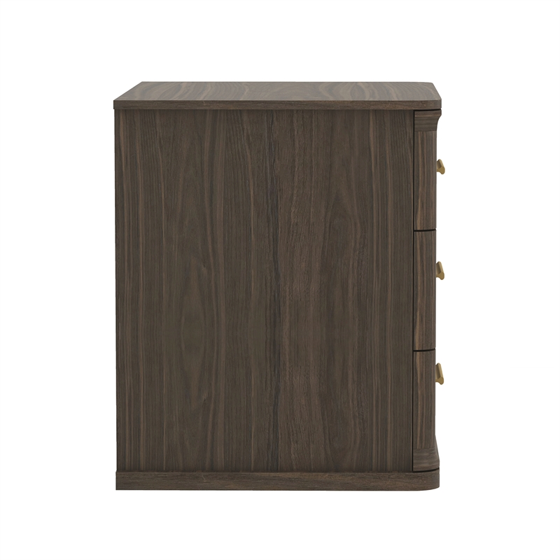 Clifford Traditional 2-Piece Dresser and Nightstand in Walnut