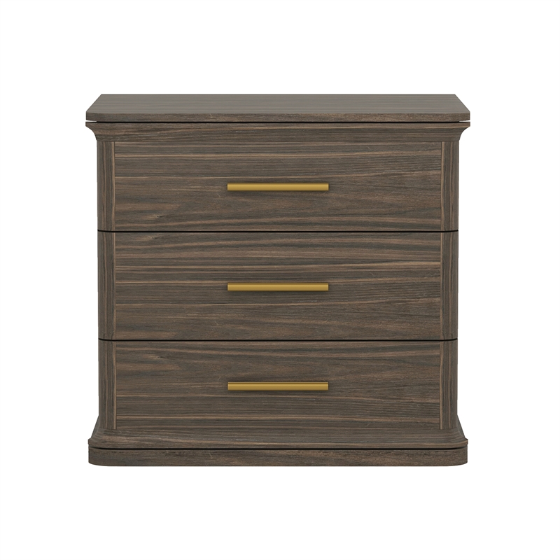 Clifford Traditional 2-Piece Dresser and Nightstand in Walnut