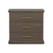 Clifford Traditional 2-Piece Dresser and Nightstand in Walnut