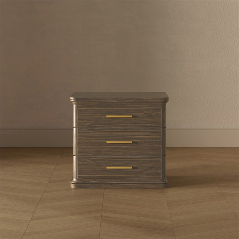 Clifford Traditional 2-Piece Dresser and Nightstand in Walnut