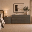 Clifford Traditional 2-Piece Dresser and Nightstand in Walnut