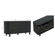 Solara Contemporary 2-Piece Dresser and Nightstand in Black