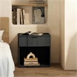 Clive Mid-Century Modern 2-Piece Dresser and Nightstand in Black