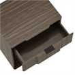 Clive Mid-Century Modern 2-Piece Dresser and Nightstand in Walnut