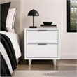 Elara Contemporary 2-Piece Dresser and Nightstand in White
