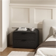 Grace Modern 2-Piece Dresser and Nightstand in Black