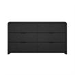 Grace Modern 2-Piece Dresser and Nightstand in Black