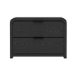 Grace Modern 2-Piece Dresser and Nightstand in Black