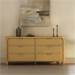 Park Contemporary 3-Piece Dresser and Nightstand in Natural