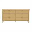 Park Contemporary 3-Piece Dresser and Nightstand in Natural