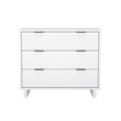 Elara Contemporary 3-Piece Dresser and Nightstand in White