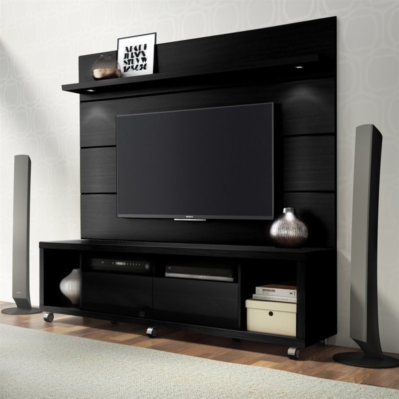 Manhattan Comfort Cabrini 1 8 Series 71 Tv Stand And Panel In Black