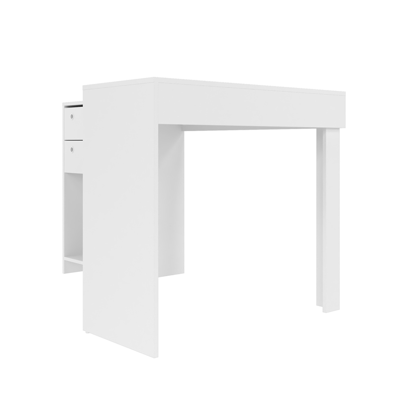 Manhattan Comfort Palermo Classic L Desk White