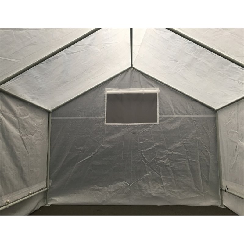 King Canopy 10' x 10' Greenhouse Canopy in White - GH1010