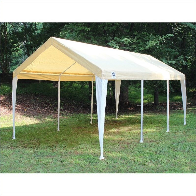  King  Canopy  10 x 20  Hercules  Canopy  in Tan and White 