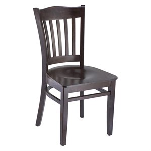 beechwood mountain hybrid side chair with wood seat (set of 2)