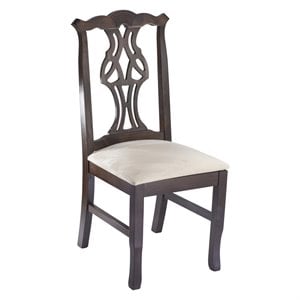 chippendale side chair in walnut