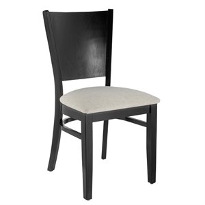 hendrix side chair in black (set of 2)