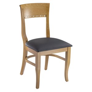 beidermier side chair in cherry (set of 2)