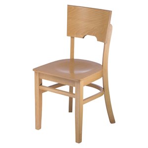 index side chair in natural with wood seat (set of 2)