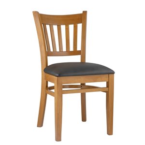 vertical side chair in cherry (set of 2)