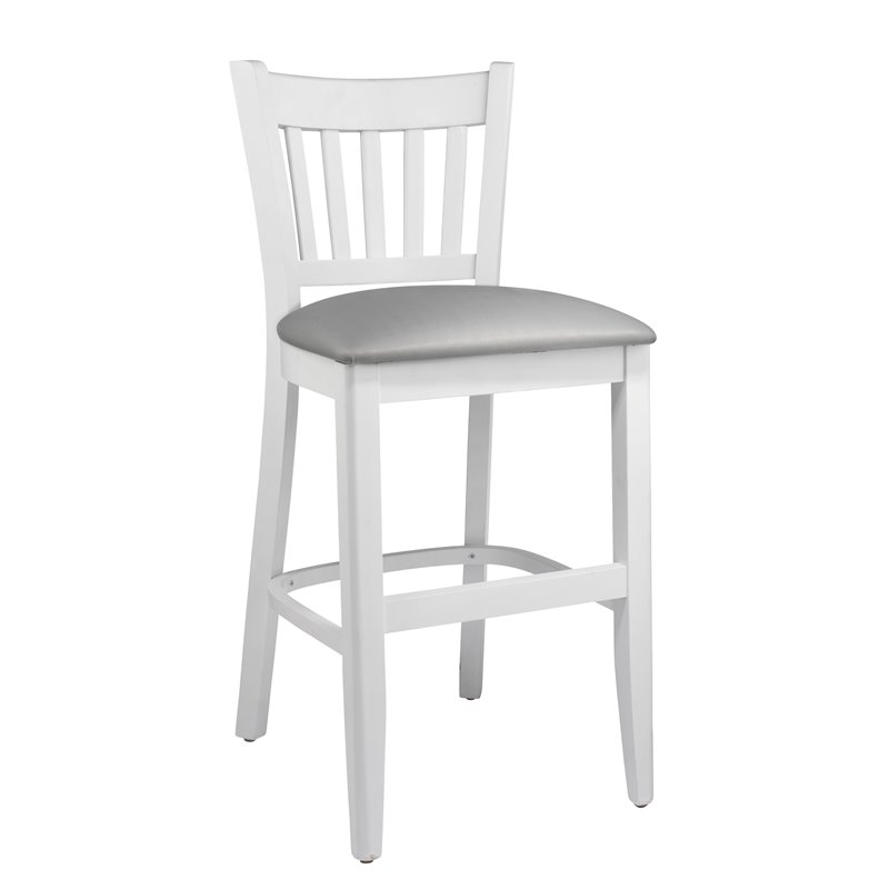 Vertical Counter Stool White Cymax Business
