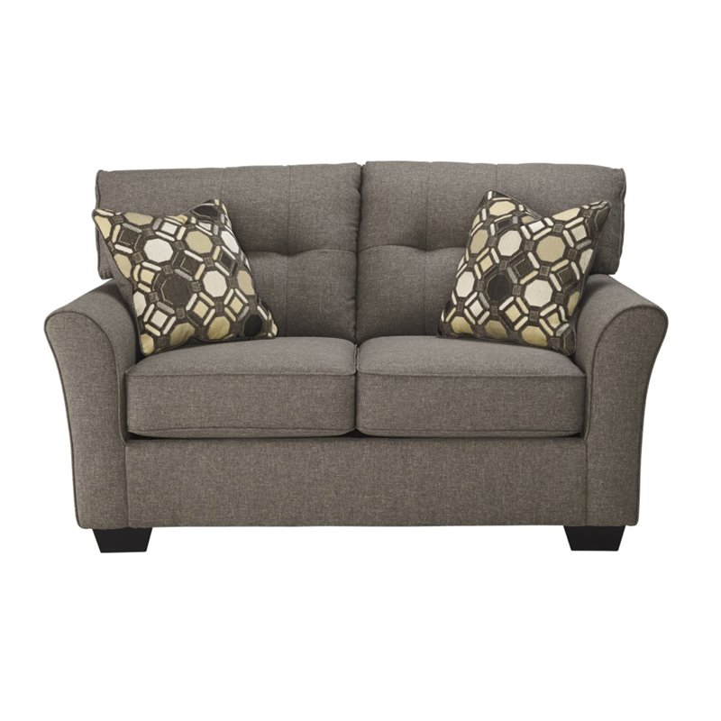 Ashley Furniture Tibbee Loveseat in Slate Cymax Business