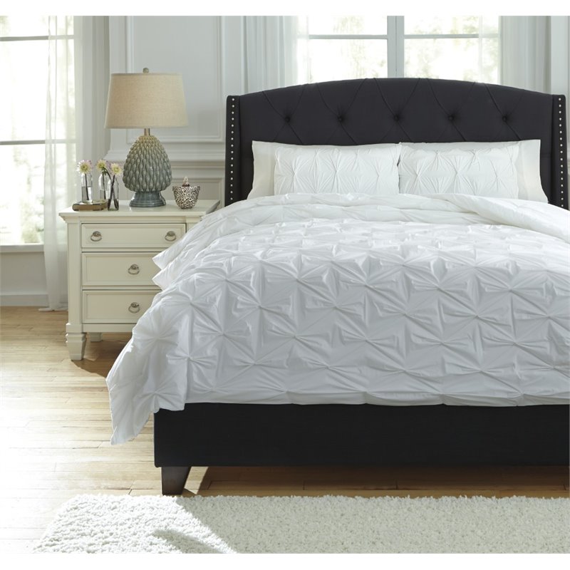 Ashley Furniture Rimy King Comforter Set In White