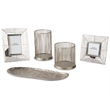 Ashley Furniture Dympna Metal Decorative Ornament Accessories -Silver (Set of 5)
