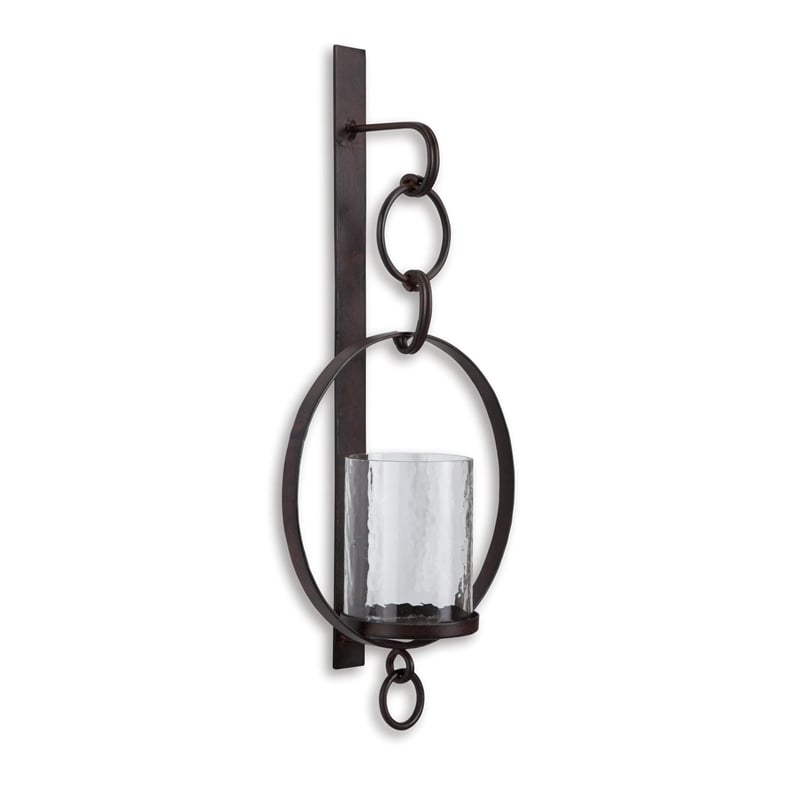Signature Design by Ashley Ogaleesha Candle Wall Sconce in Brown
