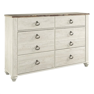 ashley furniture willowton 6 drawer dresser