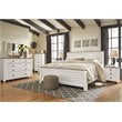 Ashley Furniture Willowton Engineered Wood Bedroom Mirror in White Wash